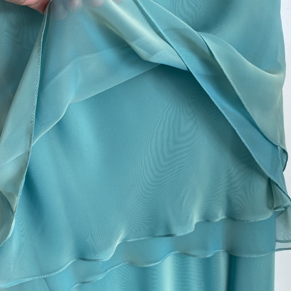 👗Alyce 2 piece pastel green mother of bride or groom or bridesmaid gown size 12 - Picture 6 of 16